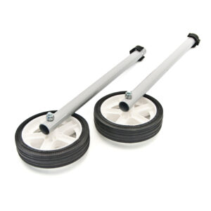 A09 | Juego de patas con ruedas paso a paso pintado x2