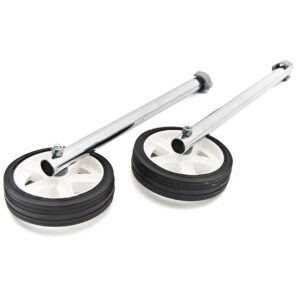 A032 | Juego de ruedas andador tijera cromado con ruedas x2