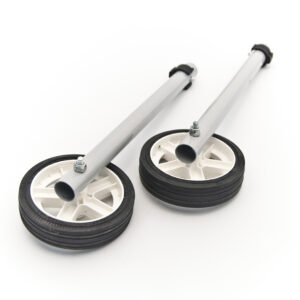 A041 | Juego de patas para andador tijera de 1″ con ruedas x2