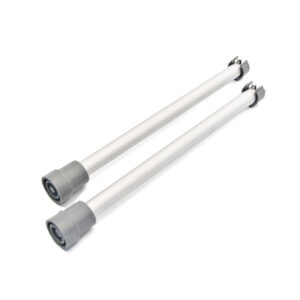 A08 | Juego de patas para paso a paso aluminio con regatón x2