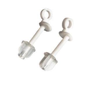 E06 | Juego de tornillos para tapa de eleva inodoros x2