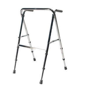 AC13 | Andador tijera sin ruedas regulable cromado