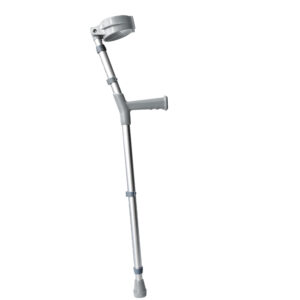 B25M | Bastón canadiense aluminio doble regulación mediano Gris