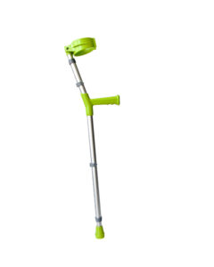 B25V | Bastón canadiense aluminio doble regulación verde