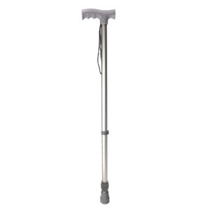 B28 | Bastón regulable aluminio gris mango T