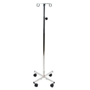 PS11 | Porta suero cromado rodante