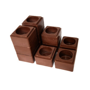 TEC1M | Tacos elevadores de cama marrón