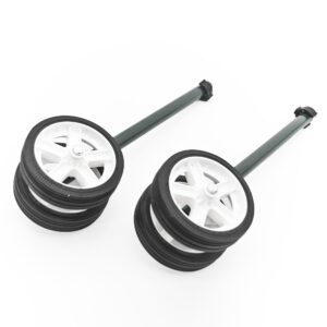 A036 | Juego de patas con ruedas para andador con asiento x2