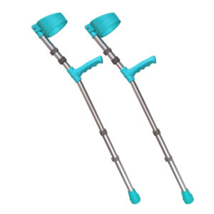 BP25T | Bastón canadiense turquesa pediátrico chico