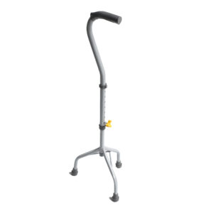 BT36-MC |  Bastón trípode regulable base chica pintado - mango curvo